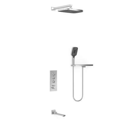 Душевой комплект VSFW-431T1RCH встраиваемый, термостатический, 3 режима, хром Vincea фото в интернет-магазине Русалия