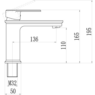 Смеситель для раковины Savol S-600301, хром фото в интернет-магазине Русалия