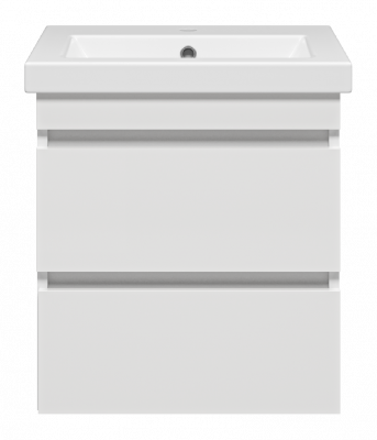 Тумба Енисей 50 подвесная с раковиной Cersanit Como 50 Misty фото в интернет-магазине Русалия