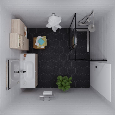 Душевой уголок "Вента-Блэк" 120х90, прямоуг (1 место) Щ0000074411 Triton фото в интернет-магазине Русалия