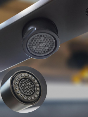 Смеситель для кухни с гибким изливом Flusso 050204 NeOp AltroBagno фото в интернет-магазине Русалия