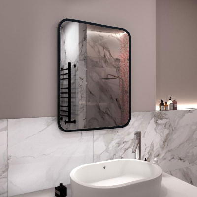 Зеркало AZARIO Мальта-лофт 600х800 рама пластик (ФР-00002427) фото в интернет-магазине Русалия