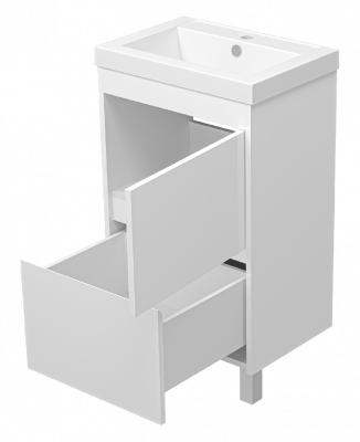 Тумба Алиса 50 с раковиной Misty Алиса 50 Misty фото в интернет-магазине Русалия