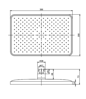 Встроенная душевая система RUSH Thira (TR3635-60Grey) фото в интернет-магазине Русалия