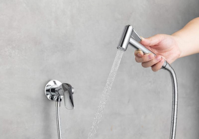 Комплект для гигиенического душа встроенный AQUATEK (cмеситель + гигиеническая лейка + шланг) AQ1019CR ВЕГА фото в интернет-магазине Русалия