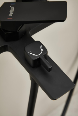 Смеситель для ванны HAIBA черный (HB60726-7) фото в интернет-магазине Русалия