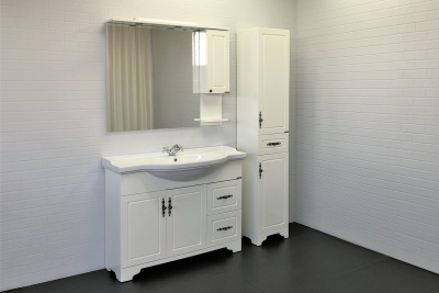 COMFORTY. Шкаф-колонна "Севилья-35" слоновая кость фото в интернет-магазине Русалия