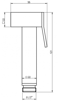 Гигиенический гарнитур SK-PQT06H черный Savol фото в интернет-магазине Русалия