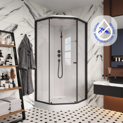 Кабина P91B душевая PARLY   90х90х215 см фото в интернет-магазине Русалия