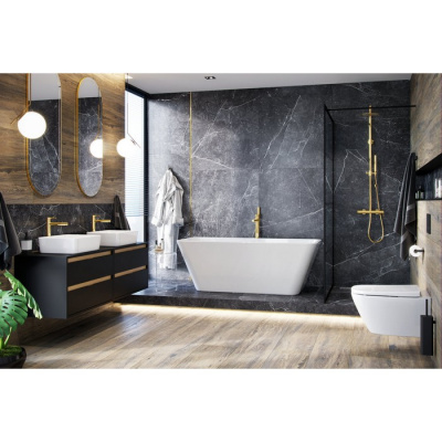 Смеситель для умывальника EXCELLENT Pi AREX.1202GL (золото) фото в интернет-магазине Русалия