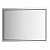 Зеркало настенное со встроенным LED-светильником, сенсорный выключатель, Ledline EVOFORM 100х70 см, BY 2437 фото в интернет-магазине Русалия