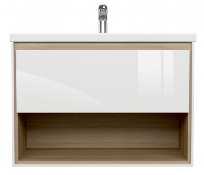 Подстолье Louna 80 SZ-LOU-CO80/Wh БЕЗ раковины Cersanit фото в интернет-магазине Русалия