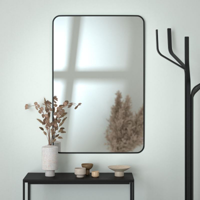 Зеркало настенное с окантовкой Colora EVOFORM 80x120 см, Черный цвет, BY 0440 фото в интернет-магазине Русалия