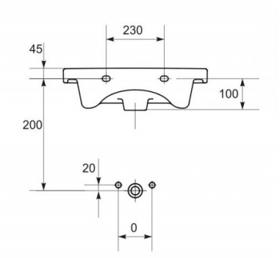 Раковина Colour 50 UM-COL50/1 Cersanit фото в интернет-магазине Русалия