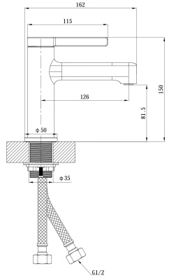 Смеситель ESKO "Sochi" для раковины (SC26) фото в интернет-магазине Русалия