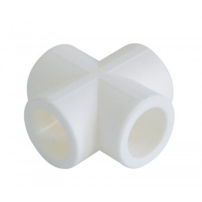 Крестовина, белый полипропилен 20 мм Millennium фото в интернет-магазине Русалия