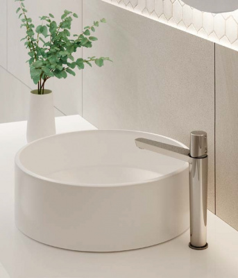 Смеситель для раковины однорычажный TZAR 340401 никель брашированный (M) Ramon Soler фото в интернет-магазине Русалия