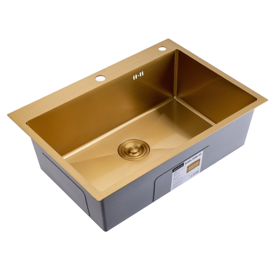 Кухонная мойка Splenka S703.7050.03, золотой сатин фото в интернет-магазине Русалия