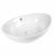 BOND S55-590 Раковина накладная овальная 59*38*19см белая фото в интернет-магазине Русалия