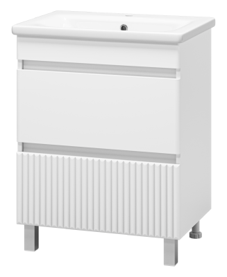 Тумба Мира 65 с раковиной Dreja Soft 65 Misty фото в интернет-магазине Русалия