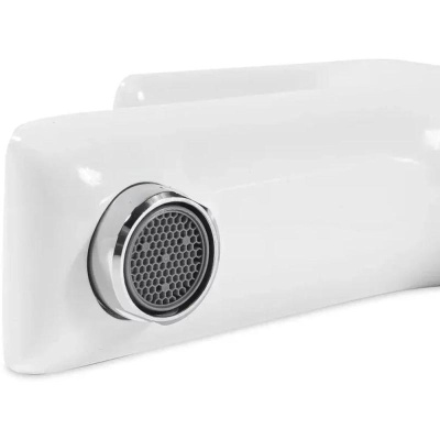 Смеситель для раковины Grocenberg GB2009WC, белый/хром фото в интернет-магазине Русалия