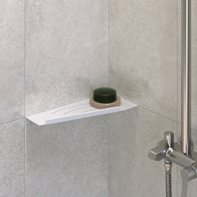 Полка в ванную комнату RGW MT-11W (Левая) фото в интернет-магазине Русалия