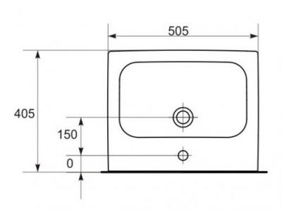 Раковина Colour 50 UM-COL50/1 Cersanit фото в интернет-магазине Русалия