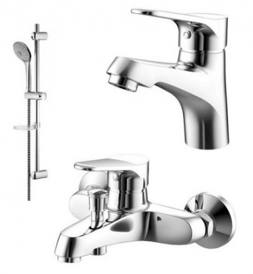 Промо-набор смесителей Eco F00313C 3 в 1 Bravat фото в интернет-магазине Русалия