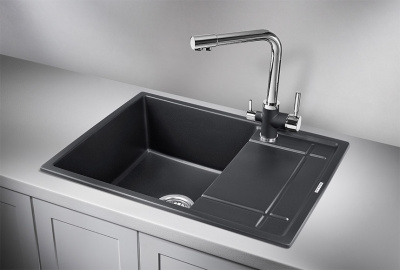 Кухонная мойка GRANULA (6501, ШВАРЦ) фото в интернет-магазине Русалия