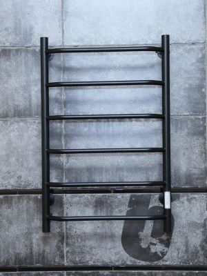 Полотенцесушитель электрический Пэк сп 6 80х50 черный ВГП Тругор фото в интернет-магазине Русалия