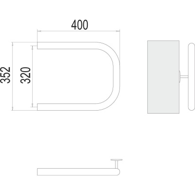 Полотенцесушитель водяной Terminus П-образный (1") 320х40 4620768881442 фото в интернет-магазине Русалия