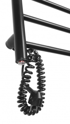 Электрический полотенцесушитель Классик  черный DMT 109-5 40х60 ЧРН EK L фото в интернет-магазине Русалия