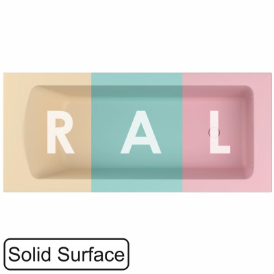 Ванна WHITECROSS Coin 180x80 (RAL мат) иск. камень 0224.180080.2XXXX фото в интернет-магазине Русалия