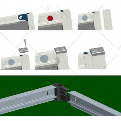 Душевой уголок 90х100 CL-44 RGW фото в интернет-магазине Русалия