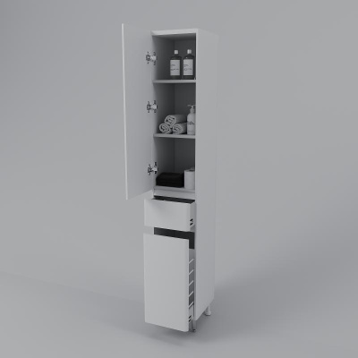 Колонна универсальная "Атлантика 35 L" с корзиной, Люкс антискрейч, PLUS фото в интернет-магазине Русалия