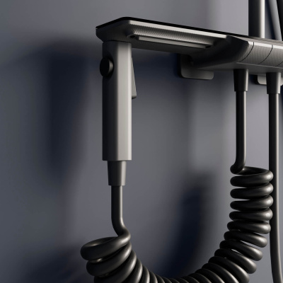 Душевая стойка RGW SP-35Gr графит фото в интернет-магазине Русалия