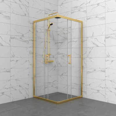 Душевой уголок Фикс-Голд 80*80, квадрат (2 места) Щ0000077240 Triton фото в интернет-магазине Русалия