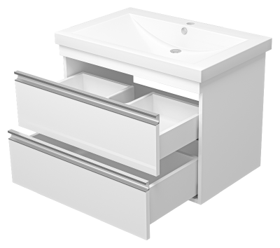 Тумба Ингрид 75 подвесная с раковиной Misty Алиса 75 Misty фото в интернет-магазине Русалия