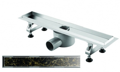 Душевой трап 80 см под плитку SDR-01-80-Q RGW фото в интернет-магазине Русалия