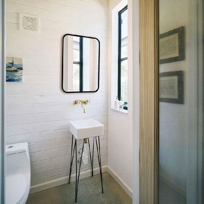 Зеркало AZARIO Мальта-лофт 600х800 рама пластик (ФР-00002427) фото в интернет-магазине Русалия