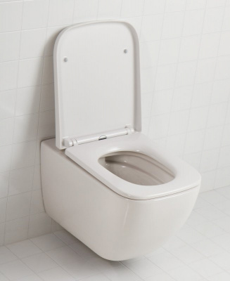 Унитаз подвесной безободковый Alpina BB10100CHR/SC с сиденьем-микролифт Belbagno фото в интернет-магазине Русалия