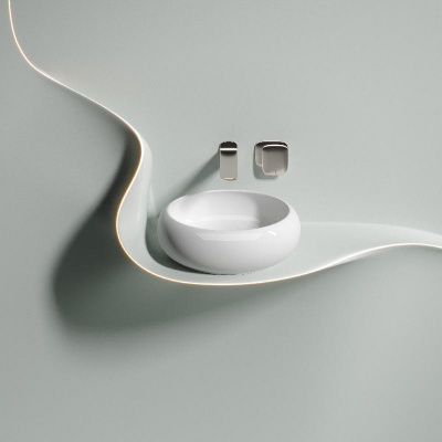 Умывальник чаша накладная круглая Element 360*360*120мм CN6050 Ceramica Nova фото в интернет-магазине Русалия