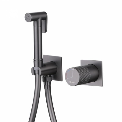 Смеситель ABBER Rund AF8725NG с гигиеническим душем, никель фото в интернет-магазине Русалия