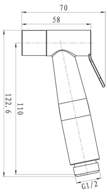 Гигиенический душ  BB-BFS1-IN  Belbagno фото в интернет-магазине Русалия