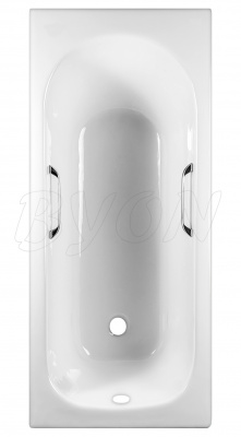 Чугунная ванна B13 с ручками 170х70 Byon фото в интернет-магазине Русалия