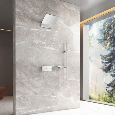 Душевой комплект Futura VSFW-2F11TCH термостатический встраиваемый, 3 режима, хром Vincea фото в интернет-магазине Русалия