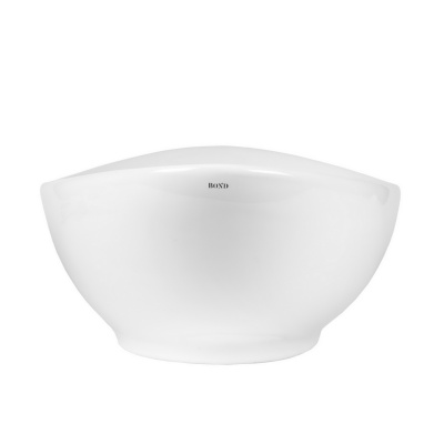 BOND S55-590 Раковина накладная овальная 59*38*19см белая фото в интернет-магазине Русалия