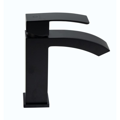 Смеситель для раковины FILARETE Waterfall FL5010BL, черный фото в интернет-магазине Русалия