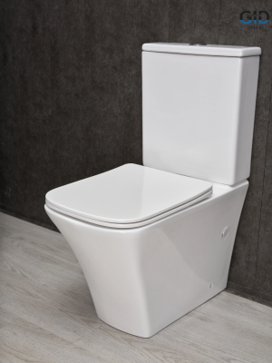 Унитаз напольный Gid Tn2184 62251Y белый 62.5x35x81 фото в интернет-магазине Русалия