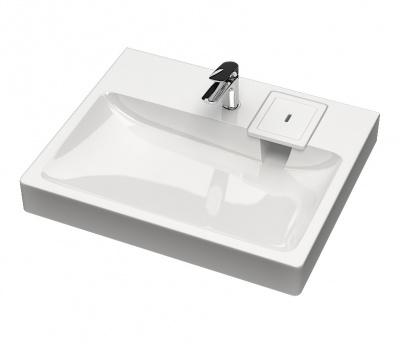 Раковина над стиральной машиной Комо 60/50 с комплектующими SuperSan фото в интернет-магазине Русалия